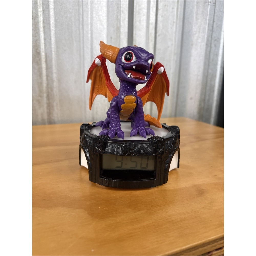 Skylanders Spyro Alarm Clock Figure 6" - Color Changing Portal Base Statue